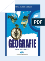 Geografie - Modele de Proiectare Didactică Pentru Clasa A V-A