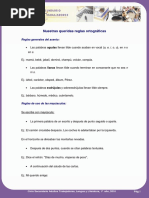 Algunas reglas ortográficas