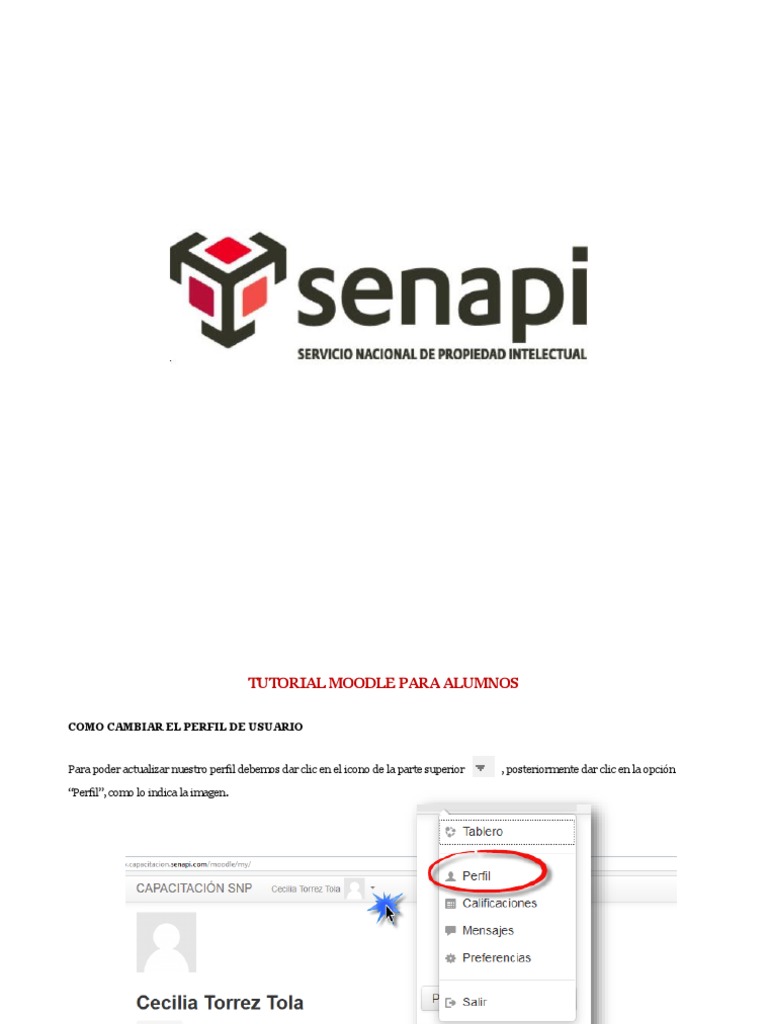 Tutorial Moodle para Alumnos | PDF | Point and Click | Moodle