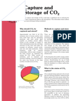 Capture and Storage of CO2