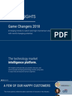 CB Insights Game Changers 2018