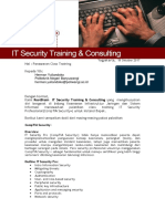 Surat Penawaran Class Training CompTIA Security+ Poliwangi