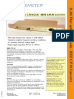Fiber Optic g.703 Codir Ieee c37.94 Converter PDF 132