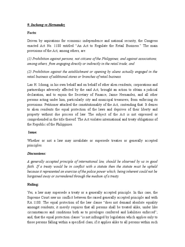 Supreme Court Ruling on Retail Trade Act | PDF | Treaty | U.S. State