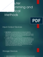 Computer Programming and Numerical Methods