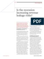 Is The Recession Increasing Revenue Leakage Risks?