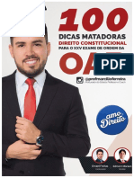 Ebook - 100 Dicas Matadoras Direito Constitucional PDF