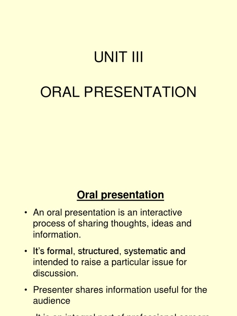 oral presentation pdf notes