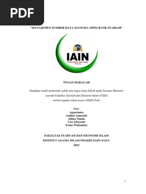 Cover Makalah Bank Syariah
