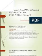 Tinjauan Agama, Sosial & Budaya Dalam Perawatan