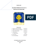 Makalah Keramik Porselin Dan Kaca UII Pangestu Aditya