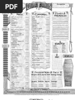 Deadlands - Character Sheet (Fillable 2) | PDF