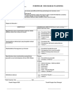 Formulir Discharge Planning