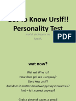 Get to Know Urslf!!