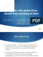 3 Reasons Why Global Firms Should Keep Investing in India