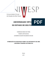 Otimização de Processo Fabril - Projeto Integrador