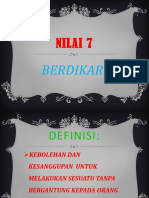 Nilai Berdikari