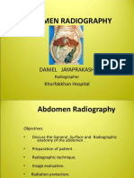 Abdomen Radiography: Daniel Jayaprakash