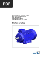 Catalogo de motores eléctricos KSB