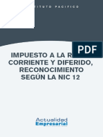 Impuesto a la renta corriente y diferido, reconocimiento según la NIC 12.pdf