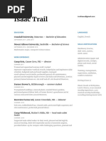 Isaac Trail - Resume