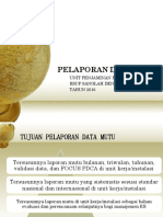 Pelaporan Data Mutu