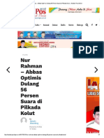 Nur Rahman – Abbas Optimis Dulang 56 Pe... Di Pilkada Kolut – Kendari Pos Online