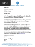 DNC Letter
