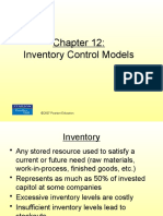 Inventory Control Models: © 2007 Pearson Education