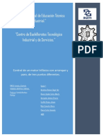 Control de Un Motor Trifásico Con Arranque y Paro, de Tres Diferentes Puntos.