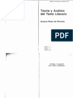Susana Reisz de Rivarola - Teoria y análisis del texto literario