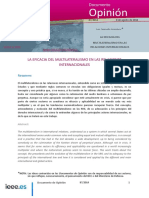 DIEEEO87-2014 EficaciaMultilateralismo LuisCaamano