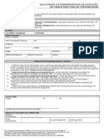 Solicitacao Do Demonstrativo de Evolucao de Divida