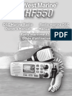 Manual Radio West Marine VHF550 PDF