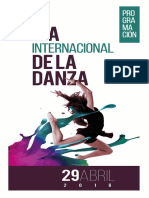 Programa Del Día Internacional de La Danza en Querétaro