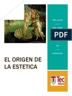 El Origen de La Estetica