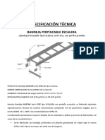 FICHA TECNICA BANDEJA ESCALERA Sujetar PDF