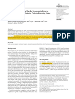 How Hyperalimentation May Be Necessary To Reverse Severe Malnutrition in Selected Patients Receiving Home Parenteral Nutrition