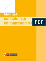 Manual Del Defensor Del Patrimonio Cultural PDF