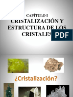 Cap 1 Cristalizacion y Estructura de Los Cristales