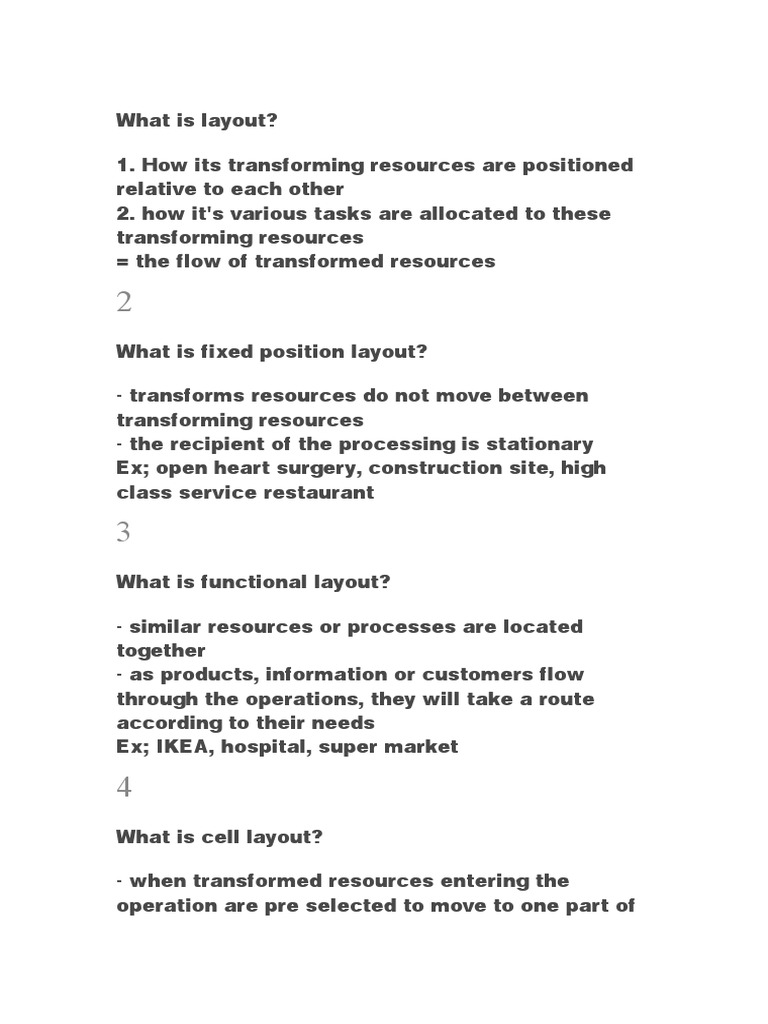What Is Layout | Unduh gratis PDF | Business | Production And Manufacturing