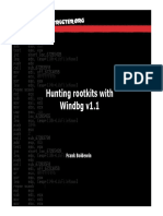 Hunting Rootkits With Windbg PDF