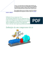 Inspeção em Compressor de Ar