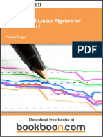 Analysis and Linear Algebra for Finance Part i