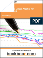 Analysis and Linear Algebra For Finance Part I