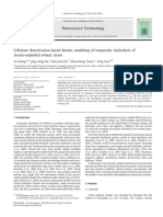 Cellulase Deactivation Based Kinetic Modeling of Enzymatic Hydrolysis of SE Wheat Straw