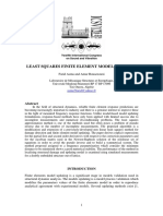 Least Squares Finite Element Model Updating