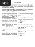 TX Patient Rights