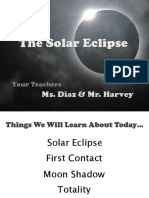 Science Lesson - The Solar Eclipse