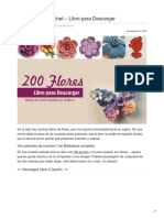 Ctejidas - Co-200 Flores A Crochet Libro para Descargar